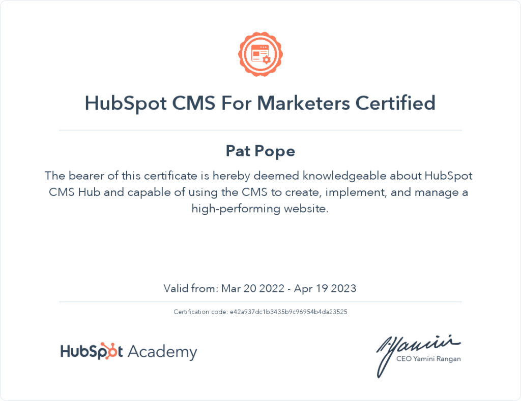 CMS for Marketers